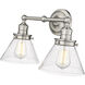 Eyden 2 Light 18.38 inch Brushed Nickel Vanity Light Wall Light